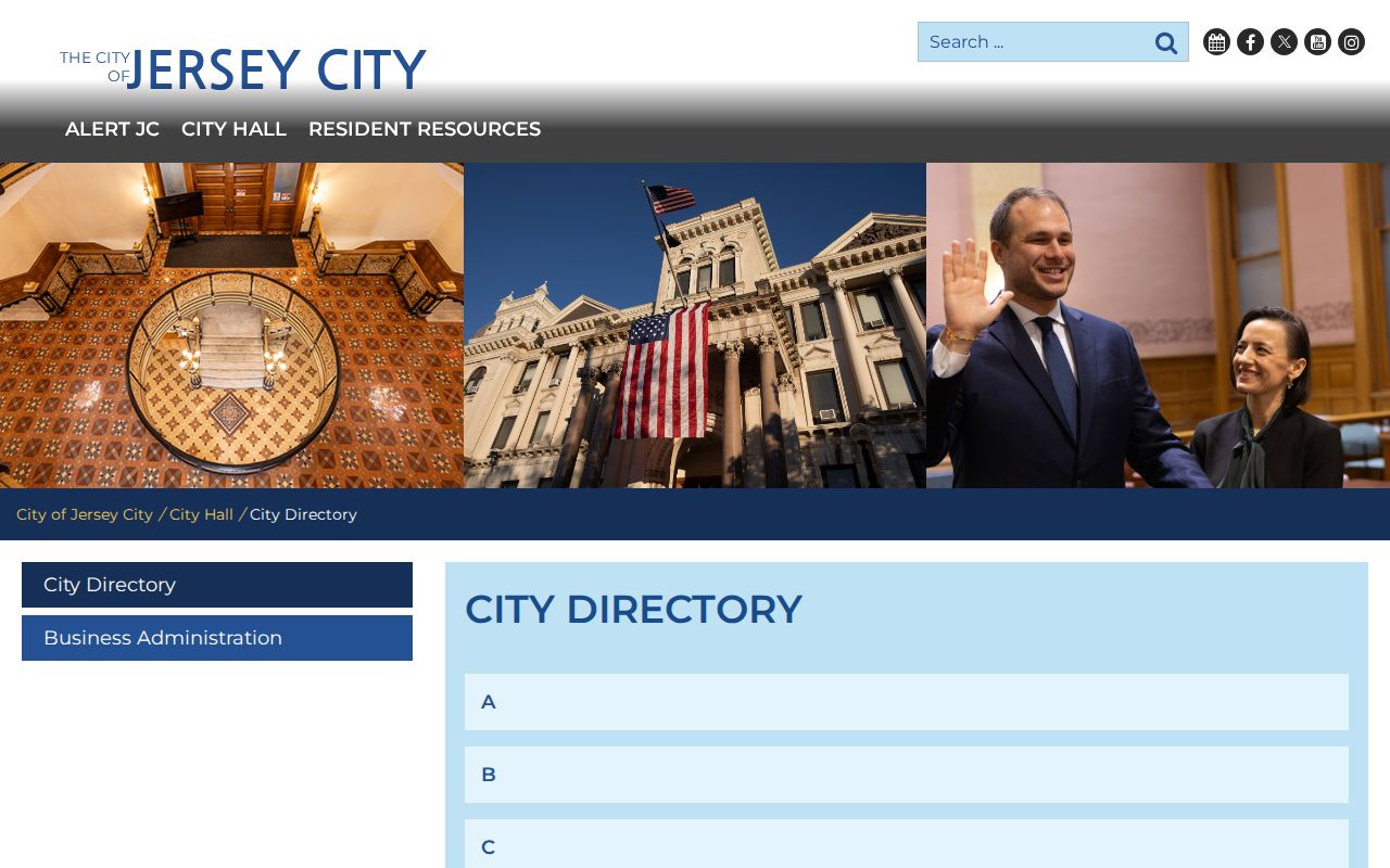 Jersey City residents directory municipal office contacts