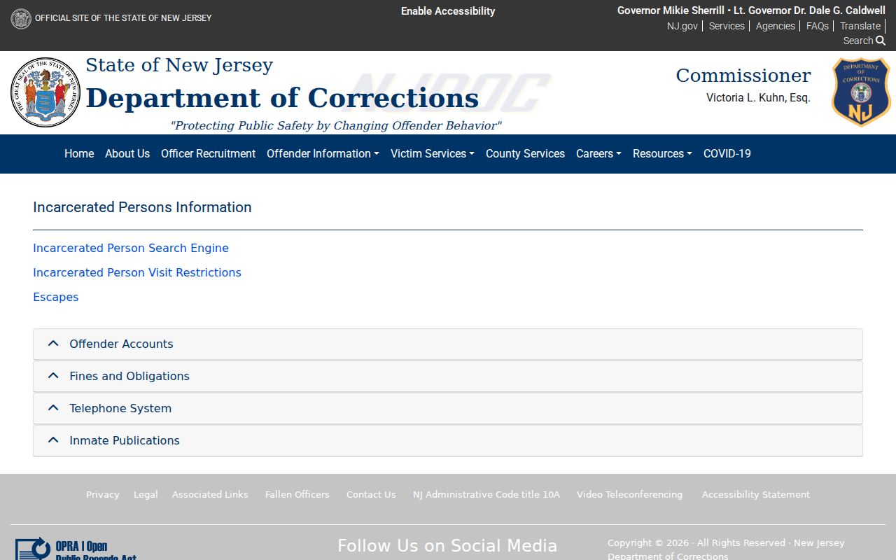 Jersey City residents directory corrections search boundary